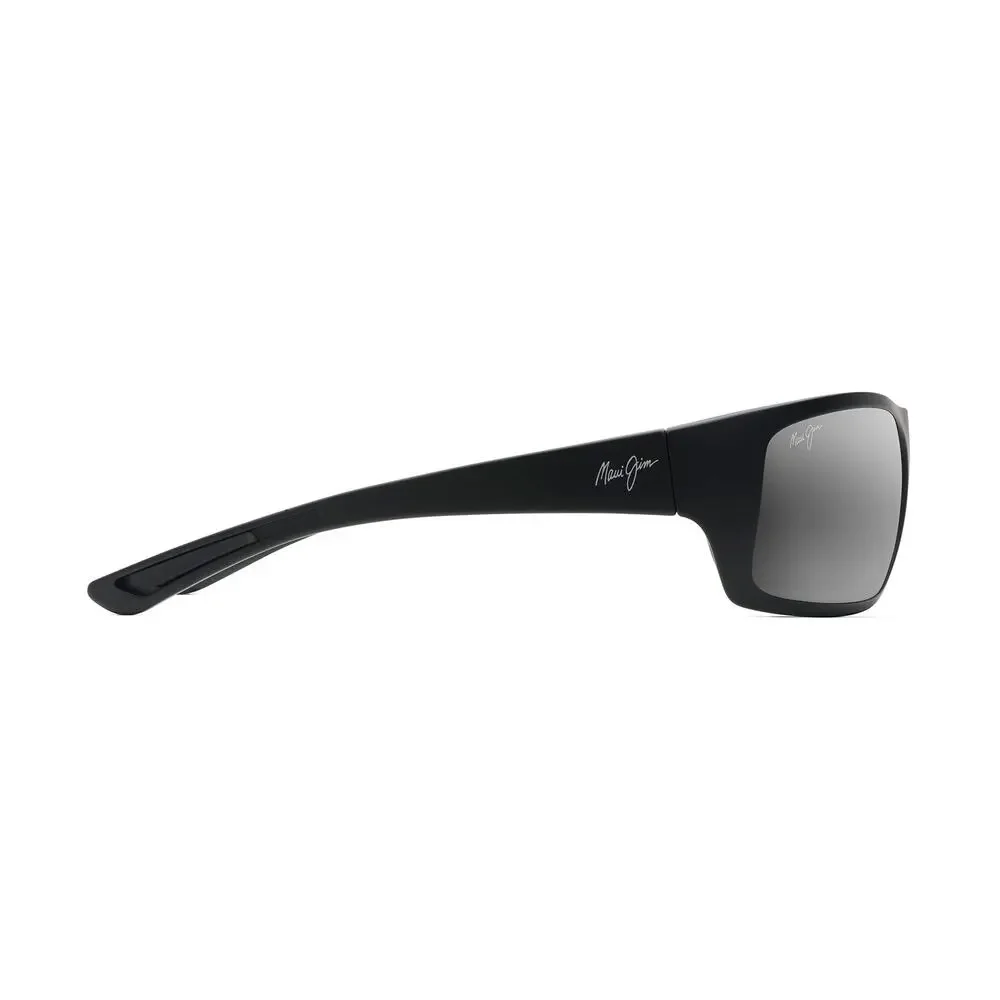 NWT Maui Jim Unisex Wrap Sunglasses Black Matte XL
